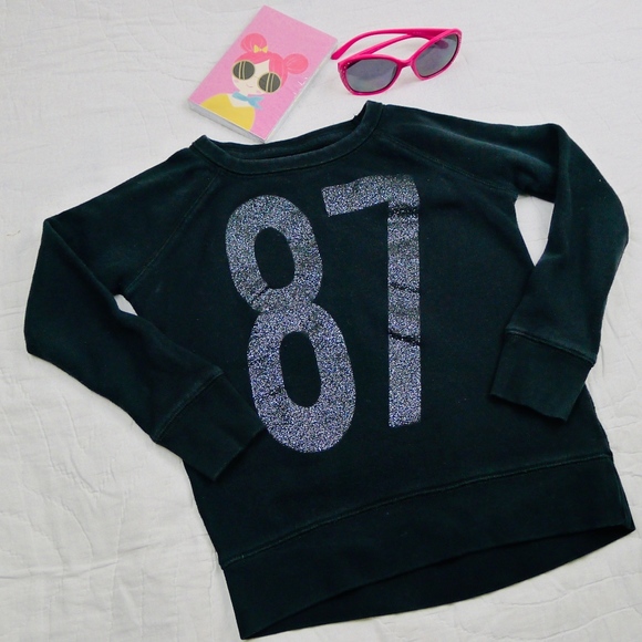 p.s Aeropostal kids pullover black size 6 - Picture 1 of 5